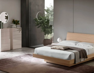 Letto con testiera e contenitore Vela di Maronese
