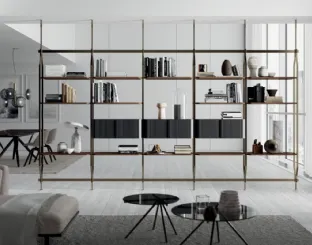 Libreria Charlotte a soffitto 3 di Bontempi