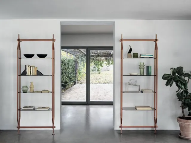 Libreria Charlotte a parete 2 di Bontempi