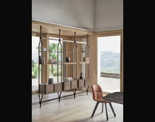 Libreria Charlotte a soffitto 2 di Bontempi