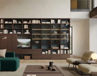 Libreria a muro LV724 di Giessegi