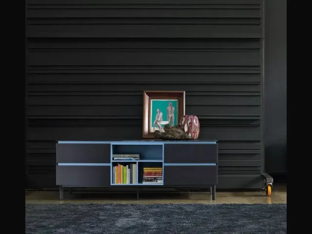 Madia Cosmopolitan Cristallo Blu di Bontempi