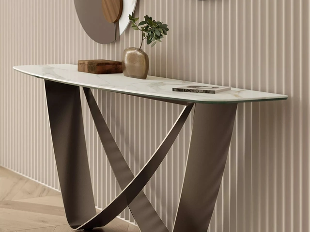 Mobile ingresso Bach Consolle in SuperMarmo di Bontempi