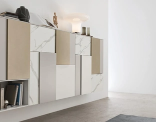 Parete Attrezzata sospesa Seta Comp SA2200 di Maronese