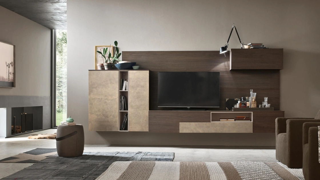 Parete Attrezzata Seta Comp SA2218 di Maronese