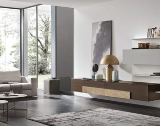 Parete Attrezzata Seta Comp SU2120 di Maronese