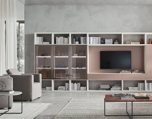 Parete Attrezzata Sistema Spalla Comp SA2202 di Maronese