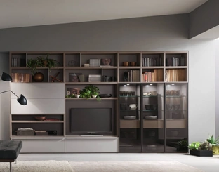 Parete Attrezzata Sistema Spalla Comp SA2217 di Maronese