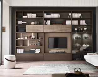 Parete Attrezzata Sistema Spalla Comp SA2221 di Maronese