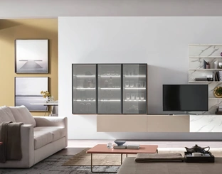 Parete Attrezzata Unix-Comp-SU2108 Maronese