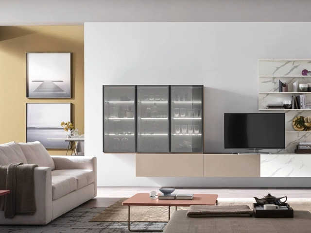 Parete Attrezzata Unix-Comp-SU2108 Maronese