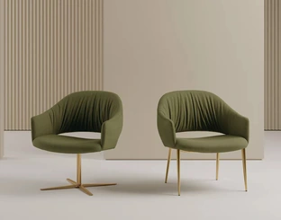 Poltroncina Nova in tessuto imbottito di Bontempi
