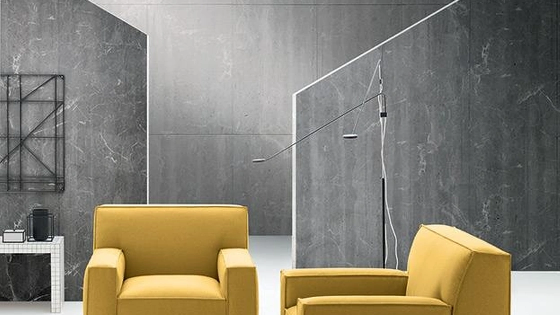 Poltrona in tessuto imbottito Young di Felis