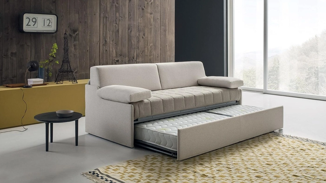 Divano Letto lineare con letto estraibile Asky di Felis