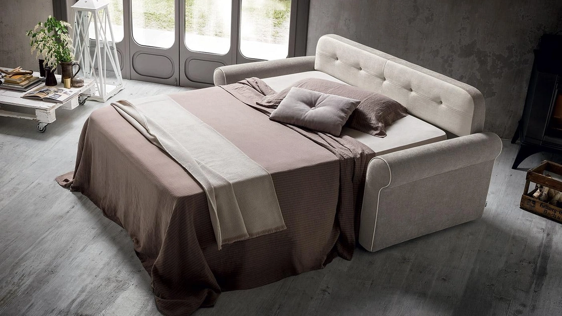 Divano Letto Bernie in tessuto di Felis