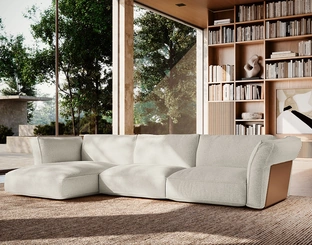 Divano con penisola Cocoon di Felis