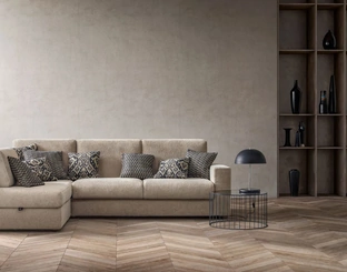 Divano Letto con penisola Cliff di Samoa