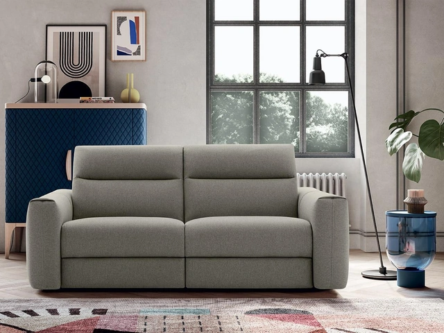 Divano lineare Creed con movimento relax di Felis