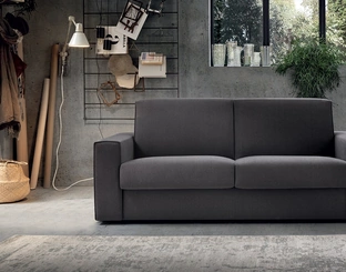 Divano Letto lineare in tessuto Mick di Felis