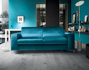 Divano Letto lineare in tessuto Nixon di Felis