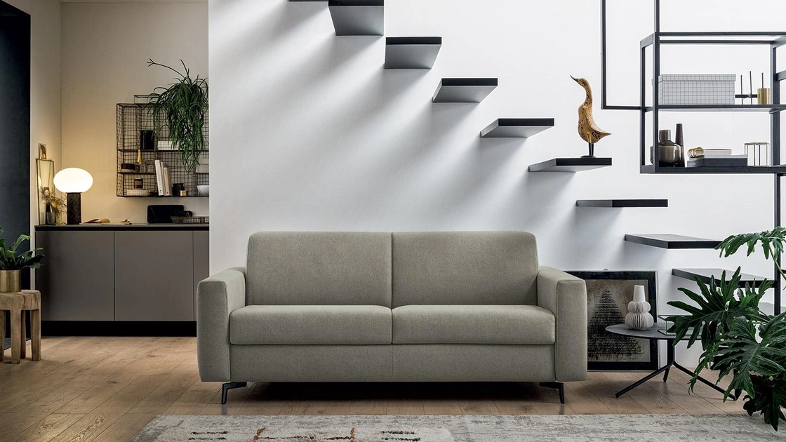 Divano Letto lineare in tessuto Regis di Felis