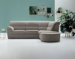 Divano angolare in tessuto Russel di Felis