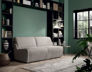 Divano Letto salvaspazio in tessuto senza braccioli Zack di Felis