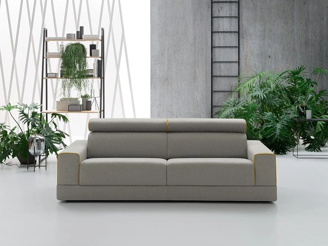 Divano lineare in tessuto James di Felis