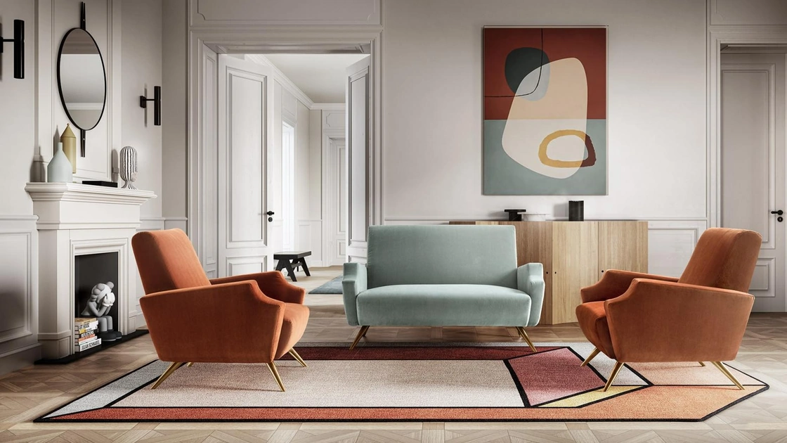 Salotto in tessuto Lizzie di Felis