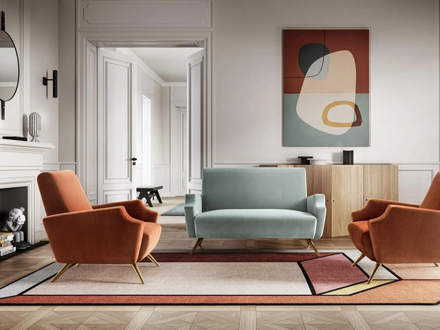 Salotto in tessuto Lizzie di Felis