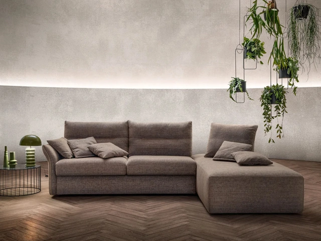 Divano Letto con penisola Rock di Samoa