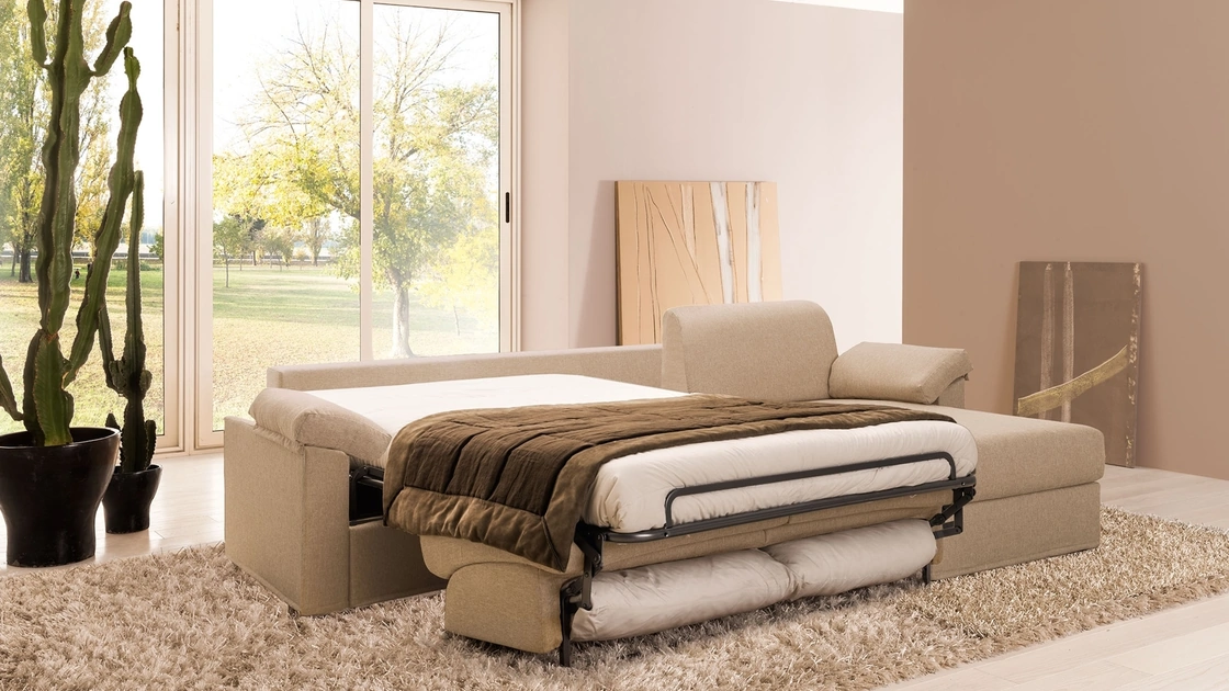 Divano Letto con penisola Slim di ZG Mobili