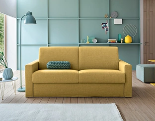 Divano Letto lineare in tessuto Steve di Felis