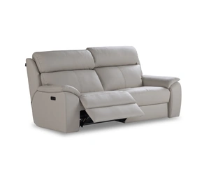 Divano relax in pelle Tulsa di Nicoletti Home