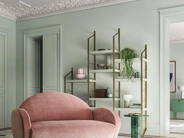 Divano lineare in velluto Wendy di Felis