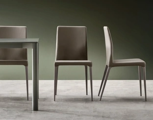 Sedia Dakota in ecopelle di Maronese