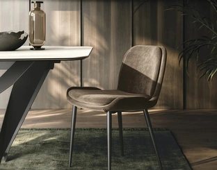 Sedia in tessuto imbottito Mia di Sedit