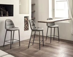 Sgabello Rivestito Mood di Bontempi