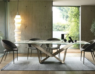 Tavolo Aliante Glass Decor di Sedit