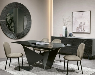 Tavolo allungabile in vetro Aliseo di Target Point