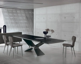 Tavolo allungabile Baltik Glass Decor di Sedit