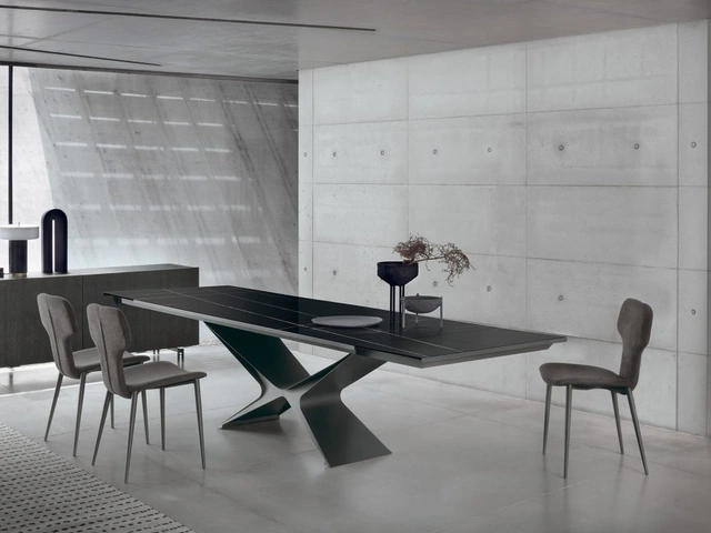 Tavolo allungabile Baltik Glass Decor di Sedit