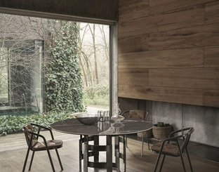 Tavolo Imperial Rotondo in SuperMarmo di Bontempi