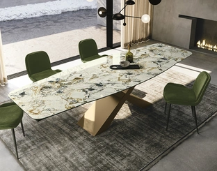 Tavolo in ceramica Gold di Sedit