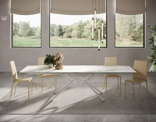 Tavolo Hunter in SuperMarmo di Bontempi