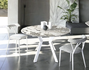 Tavolo in ceramica Zoe Round di Sedit