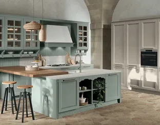 Cucina Classica in Frassino laccato Beverly 04 di Stosa