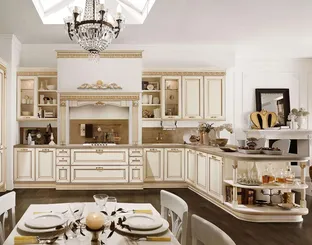 Cucina Classica con penisola Dolcevita 10 di Stosa