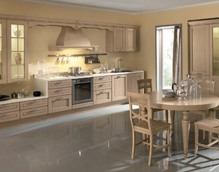 Cucina Classica lineare Imperial Charme in Frassino decapato antico Fiandre di Aran