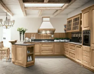 Cucina Classica Bolgheri v8 in Rovere Naturale di Stosa